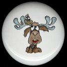 Rustic Lodge Decor - MOOSE #7 ~ Ceramic Knobs Pulls