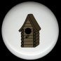 Rustic Lodge Decor - LOG CABIN BIRDHOUSE ~ Ceramic Knobs Pulls