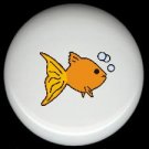 GOLDFISH #1 - Ceramic Knob KNOBS Free Shipping