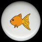 GOLDFISH #2 - Ceramic Knob KNOBS Free Shipping