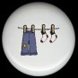 Laundry Room CLOTHES on the LINE Ceramic Knobs