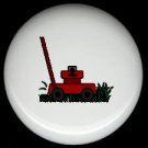 RED LAWNMOWER Lawn Mower Ceramic Knobs Free S/H