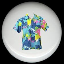 Tropical HAWAIIAN SHIRT #1 Ceramic Knobs Pulls Free S/H
