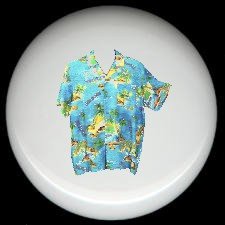 Tropical HAWAIIAN SHIRT #5 Ceramic Knobs Pulls Free S/H