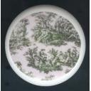 Hunter GREEN TOILE ~ Ceramic Drawer Knobs Pulls