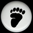 BEAR PAW CLAW PRINT Track #1 Cabin Rustic Ceramic Drawer Knobs Pulls FREE S/H