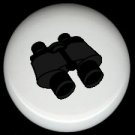 BINOCULARS Spy Glasses Cabin Rustic Ceramic Drawer Knobs Pulls FREE S/H
