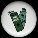 Cans of BUG SPRAY Camping Cabin Rustic Ceramic Drawer Knobs Pulls FREE S/H