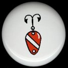 FISHING Fish LURE #2 Camping Cabin Rustic Ceramic Drawer Knobs Pulls FREE S/H