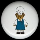 CHEF BEAR Cooking Kitchen ~ Ceramic Knobs Pulls FREE S/H
