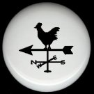 Country Barn WEATHER VANE Ceramic Drawer Knobs Pulls FREE S/H