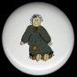 Primitive Raggedy RAG Cloth DOLL #6 Ceramic Drawer Knobs Pulls FREE S/H