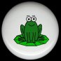 Whimsical FROG #4 Ceramic Drawer Knobs Pulls FREE S/H