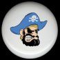 SCOWLING PIRATE with Blue Hat  * Ceramic Drawer Knobs Pulls FREE S/H