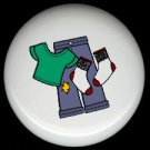 Laundry Room JEANS SHIRT and SOCKS Ceramic Knobs