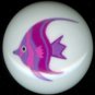 PINK & Magenta ANGEL FISH Ceramic Knob KNOBS