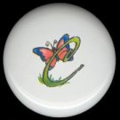 SPRING Alphabet LETTER C ~ Ceramic Drawer Knobs Pulls