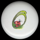 SPRING Alphabet LETTER O ~ Ceramic Drawer Knobs Pulls