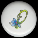 SPRING Alphabet LETTER P ~ Ceramic Drawer Knobs Pulls