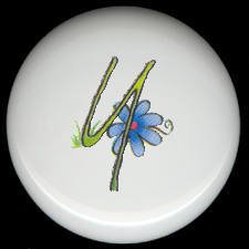 SPRING Alphabet LETTER Y ~ Ceramic Drawer Knobs Pulls