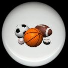 SPORTS BALLS ~ Ceramic Drawer Knobs Pulls