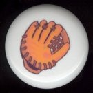 BASEBALL MITT GLOVE Mit ~ Ceramic Drawer Knobs Pulls