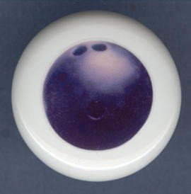 BOWLING BALL Ceramic Drawer Knobs PULLS
