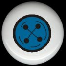 Blue Button SEWING ~ Ceramic Drawer Knobs Pulls FREE S/H