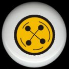 Yellow Button SEWING ~ Ceramic Drawer Knobs Pulls FREE S/H