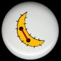STITCHED MOON with BUTTON HOLES SEWING ~ Ceramic Drawer Knobs Pulls FREE S/H