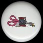 Sewing SCISSORS Thread THIMBLE ~ Ceramic Drawer Knobs Pulls FREE S/H