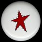 RED STITCHED Prim STAR ~ Ceramic Drawer Knobs Pulls FREE S/H