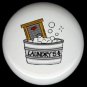 Laundry 5 Cents TUB with BUBBLES and WASH BOARD Ceramic Knobs