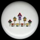 Country BIRDHOUSES LINE Ceramic Knobs Pulls