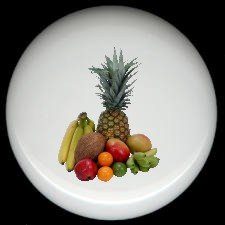 TROPICAL FRUIT Pineapple Coconut Ceramic Knobs Pulls