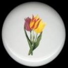 Vintage Look TULIP Flowers Ceramic Knobs Pulls