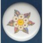 Psychedelic RETRO FLOWER #1 Ceramic Knobs Pulls