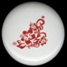 HIBISCUS Flower #5 Ceramic Knobs Pulls