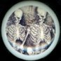 MR and MRS SKELETON Spooky HALLOWEEN Ceramic Drawer Knobs