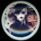 Stylish Chic ZOMBIE LADY with HAT Ceramic Drawer Knobs