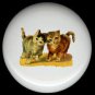 Victorian KITTENS CAT at PLAY Design 4 Ceramic Knobs Pulls