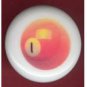 POOL BALL #1 Billiards Ceramic Drawer Knob Pulls