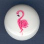 Pretty Pink FLAMINGO #3 Ceramic Drawer KNOBS PULLS