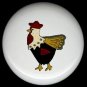 Farm COUNTRY ROOSTER Ceramic KNOBS PULLS Knob
