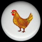 Good Morning ROOSTER ~ Ceramic KNOBS PULLS Knob
