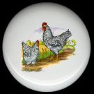 ROOSTERS on the FARM #1 ~ Ceramic Knobs Pulls