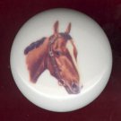 Vintage VICTORIAN HORSE Illustration #1 Ceramic Knobs Handles Pulls
