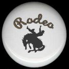 RODEO COWBOY on Bucking BRONCO Western Decor ~ Ceramic Knob Knobs