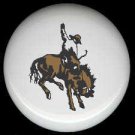 HORSE and COWBOY RODEO Rider ~ Ceramic Knob Knobs - Free Shipping