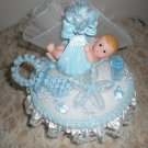 baby boy cake topper party favor suvenier